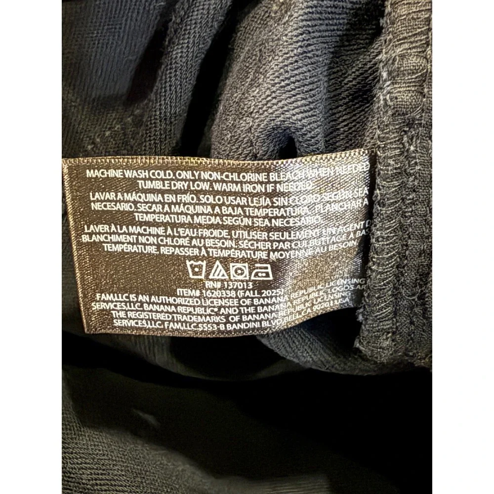 Banana Republic Mens Traveler‎ Pants 34x30 Black Slim Straight Chino 1620338
